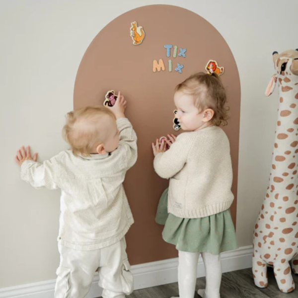 TIX & MIX MAGNETIC WALL DECALL - Brown sugar