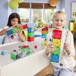 Magna Tiles - Rail Racers Deluxe - 90 Magnetnih Pločica