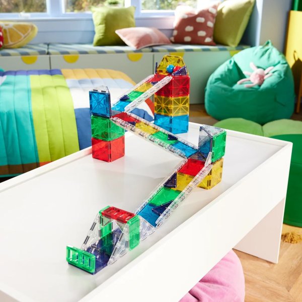 Magna Tiles - Rail Racers Deluxe - 90 Magnetnih Pločica