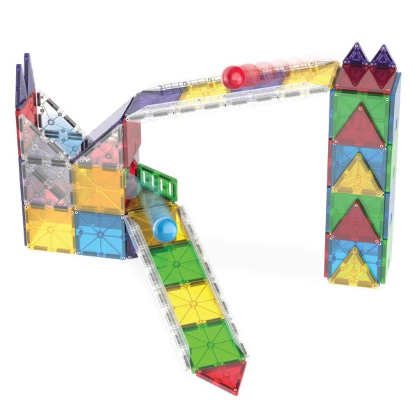 Magna Tiles - Rail Racers Deluxe - 90 Magnetnih Pločica