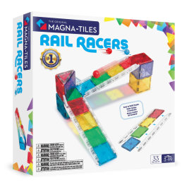 Magna Tiles - Rail Racers - 33 Magnetne Pločice