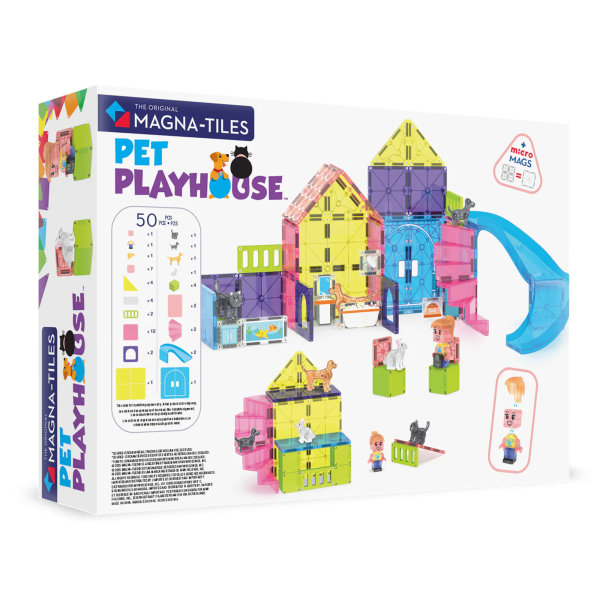 Magna Tiles - Pet Playhouse - 50 Magnetnih Pločica