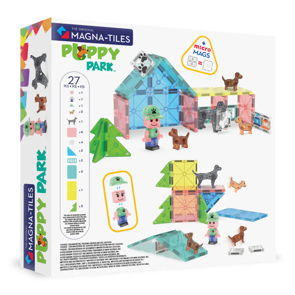 Magna Tiles - Puppy Park - 27 Magnetnih Pločica