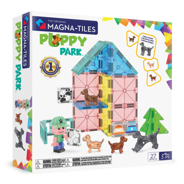 Magna Tiles - Puppy Park - 27 Magnetnih Pločica