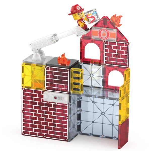 Magna Tiles - Fire Station - 50 Magnetnih Pločica