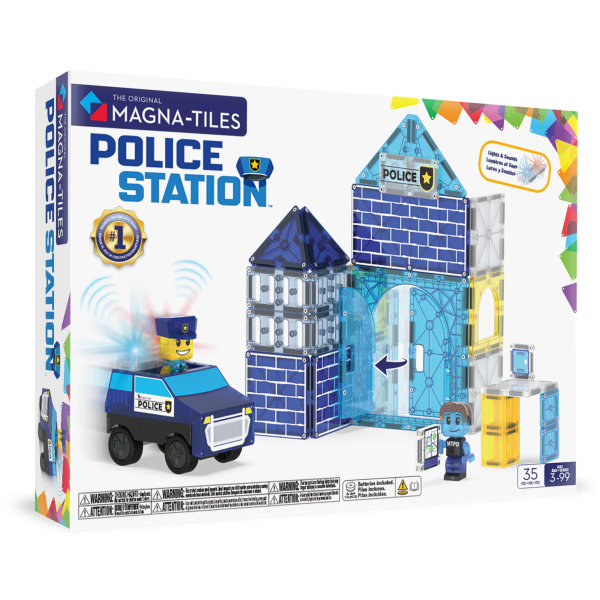 Magna Tiles - Police Station - 35 Magnetnih Pločica