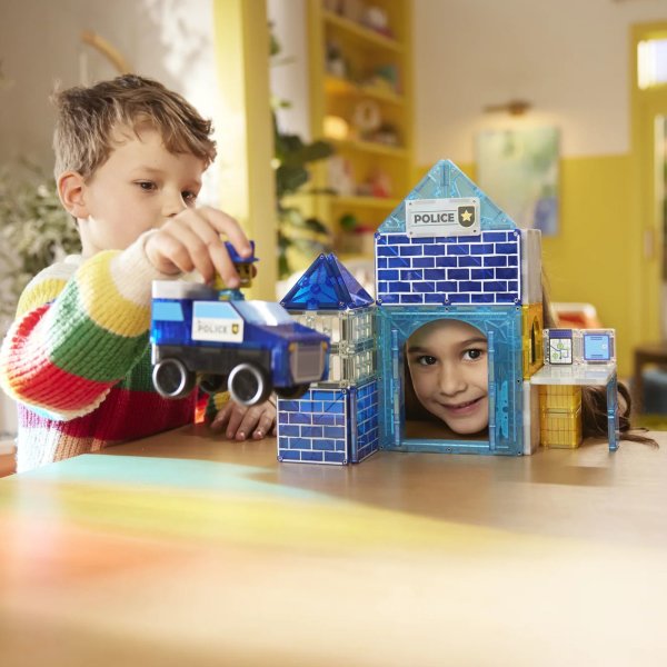 Magna Tiles - Police Station - 35 Magnetnih Pločica