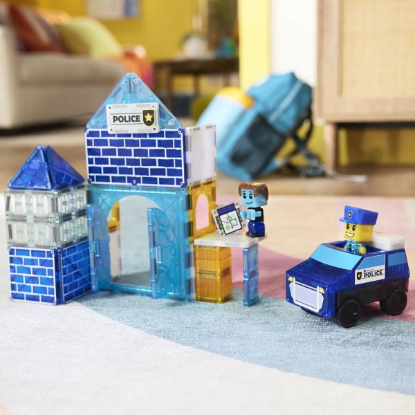 Magna Tiles - Police Station - 35 Magnetnih Pločica