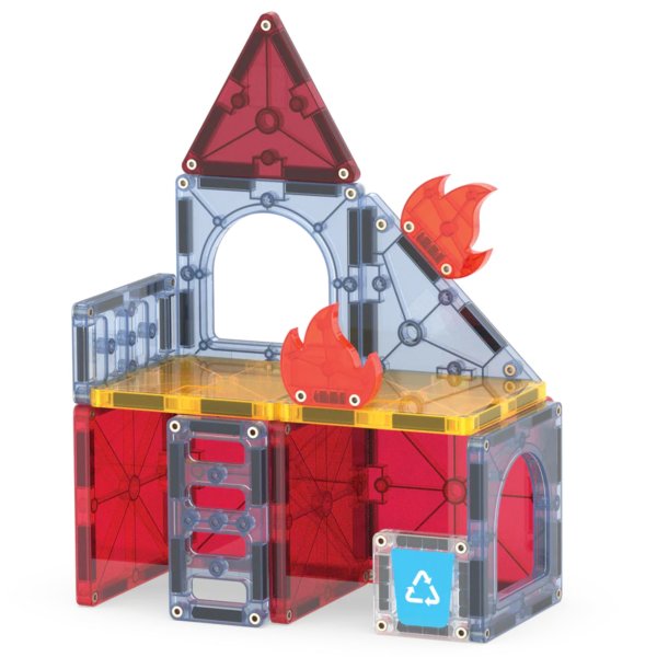 Magna Tiles - Fire Rescue - 27 Magnetnih Pločica