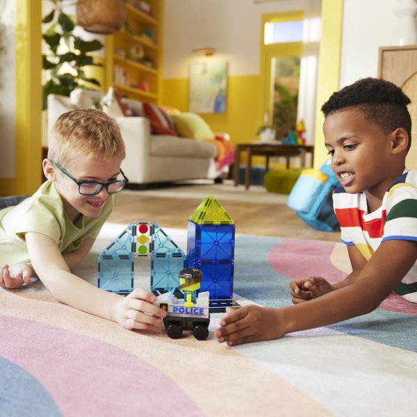 Magna Tiles - Police Patrol - 20 Magnetnih Pločica