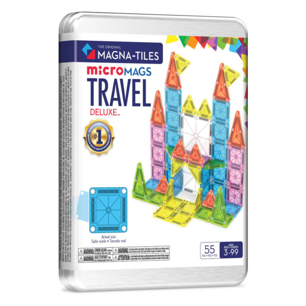 Magna Tiles - Travel Delux - 55 Magnetnih Pločica