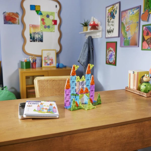 Magna Tiles - Travel Delux - 55 Magnetnih Pločica