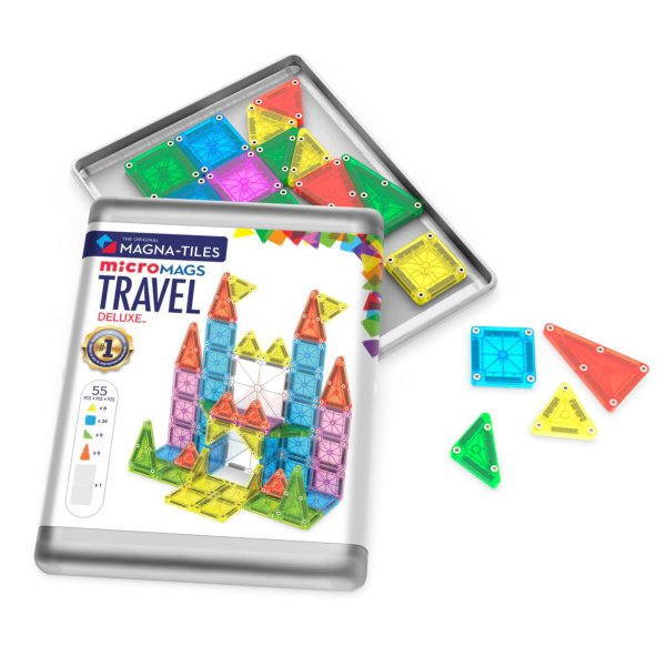 Magna Tiles - Travel Delux - 55 Magnetnih Pločica