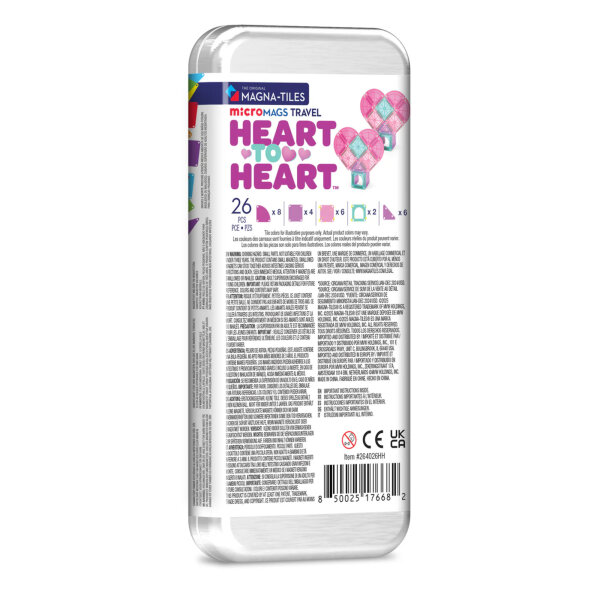 MAGNA micro MAGS TRAVEL HEART TO HEART SET 26