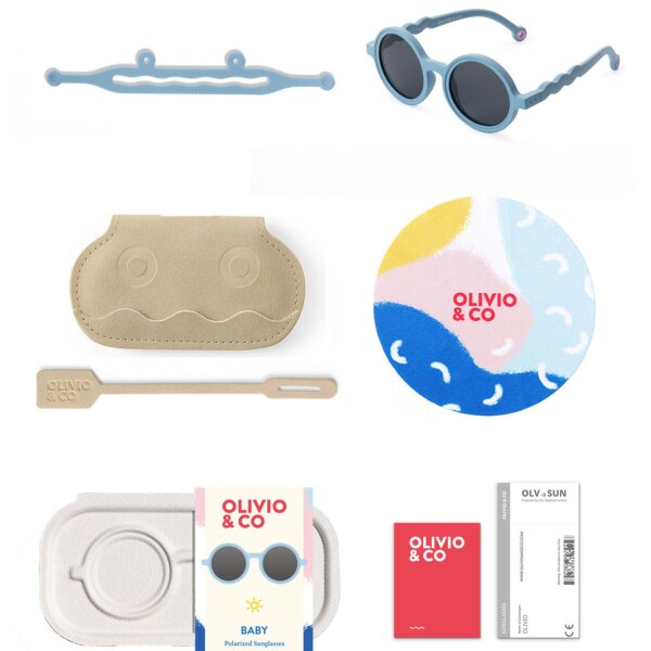 BABY-ROUND-Sunčane naočale Reef Blue