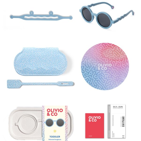 TODDLER-ROUND-Sunčane naočale Reef Blue