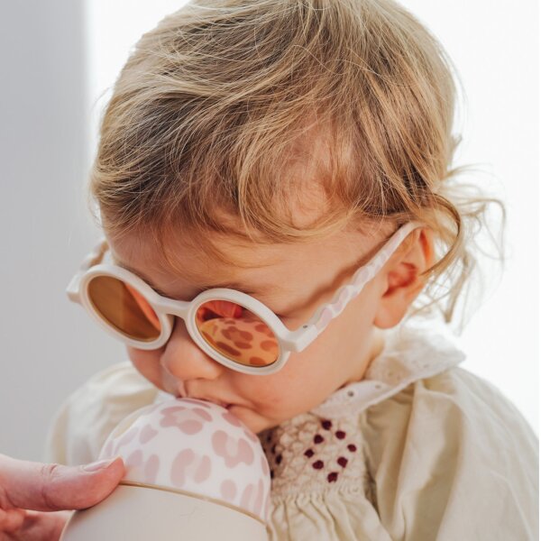 TODDLER-ROUND-Sunčane naočale Leopard Pink