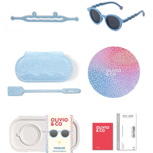 TODDLER-OVAL-Sunčane naočale Reef Blue