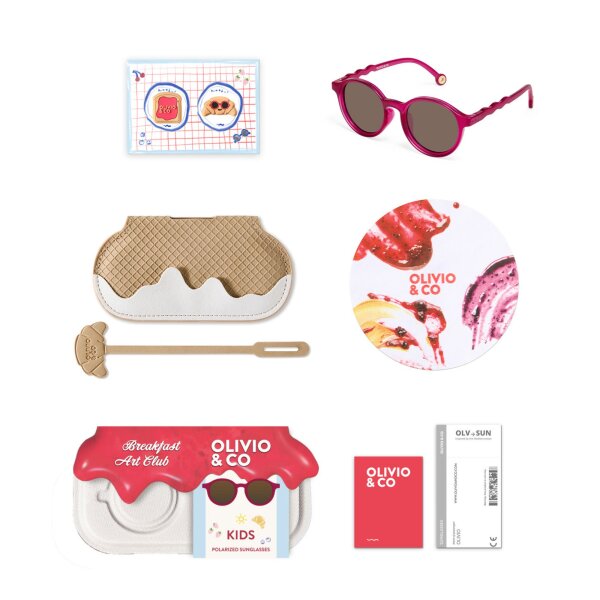 KIDS-OVAL-Sunčane naočale Raspberry