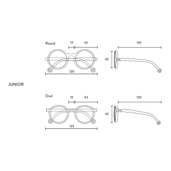 JUNIOR-ROUND-Sunčane naočale Squid Black