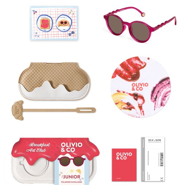 JUNIOR-OVAL-Sunčane naočale Raspberry