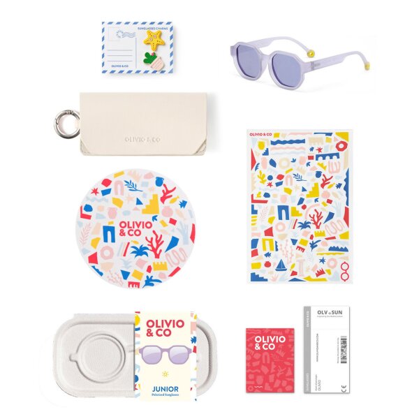 JUNIOR-CREATIVE-Sunčane naočale Shell Purple