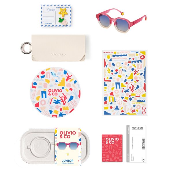 JUNIOR-CREATIVE-Sunčane naočale Colorblock Coral