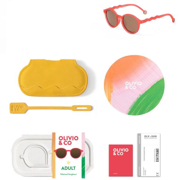 ADULT-OVAL-Sunčane naočale Begonia Red