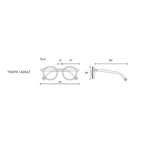 ADULT-OVAL-Sunčane naočale Begonia Red