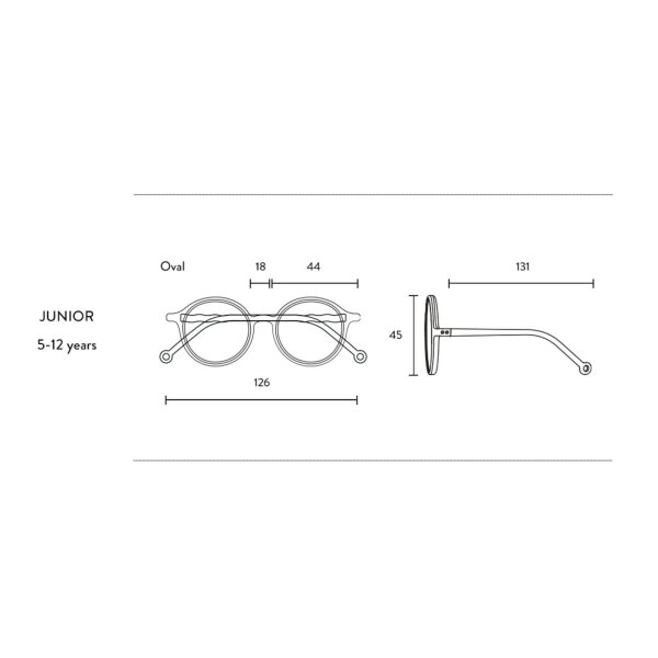 JUNIOR-OVAL-Naočale za zaštitu od ekrana Tranquil Blue