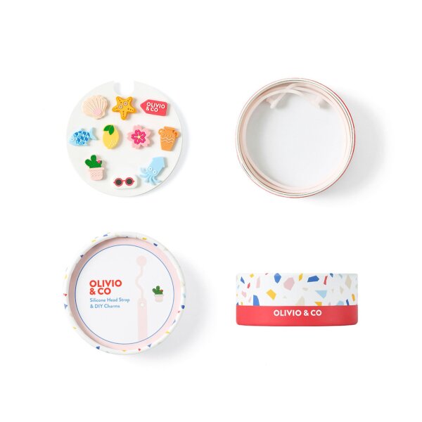 Silikonska vezica za naočale Pink