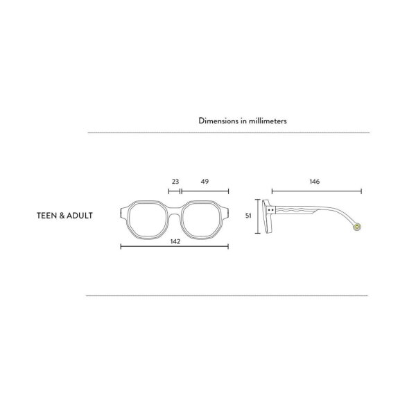 ADULT-CREATIVE-Sunčane naočale Squid Black