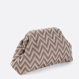 CITY GIRL POUCH WAVE - BROWN