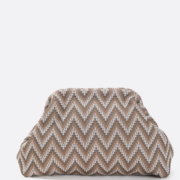 CITY GIRL POUCH WAVE - BROWN