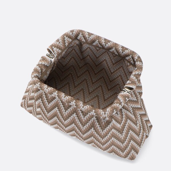 CITY GIRL POUCH WAVE - BROWN