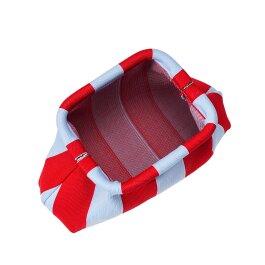 CITY GIRL POUCH 2.0 - BABYBLUE/RED